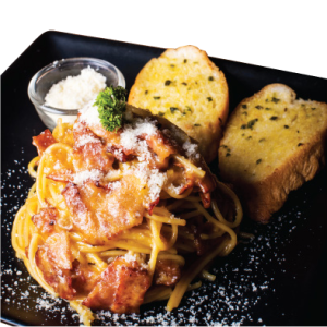 Spaghetti or Fettucine Carbonara